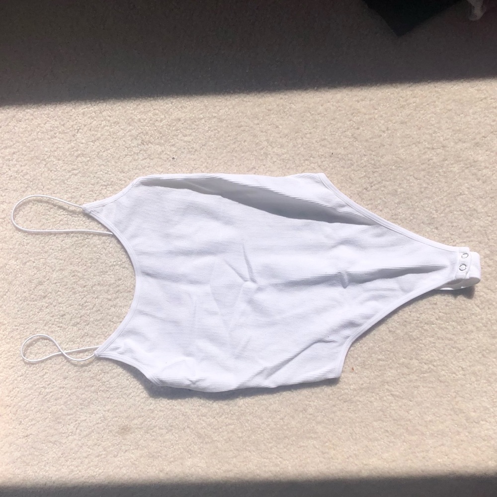 white seamless bodysuit